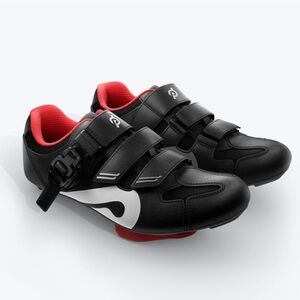Peloton Kids Sneakers - Black with Red Accents